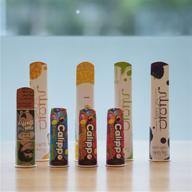 tube de calippo à la crème glacée