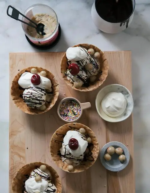 gobelets en papier pour crème glacée